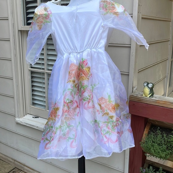 😍Disney Belle Beauty & The Beast Floral Celebration Dress Up Costume siz… - Picture 2 of 13